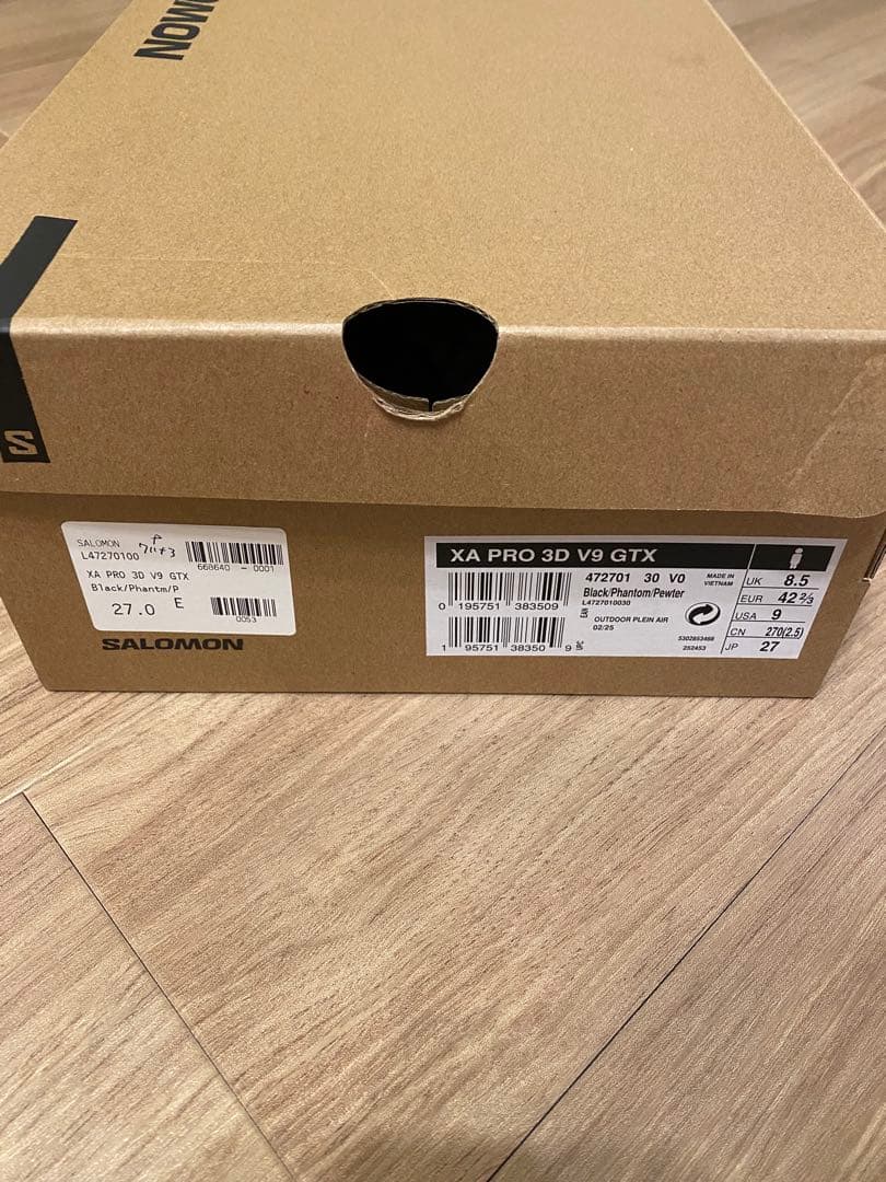 ！！緊急値下げ！、SALOMON XA PRO 3D V9 GTX 27.0cm