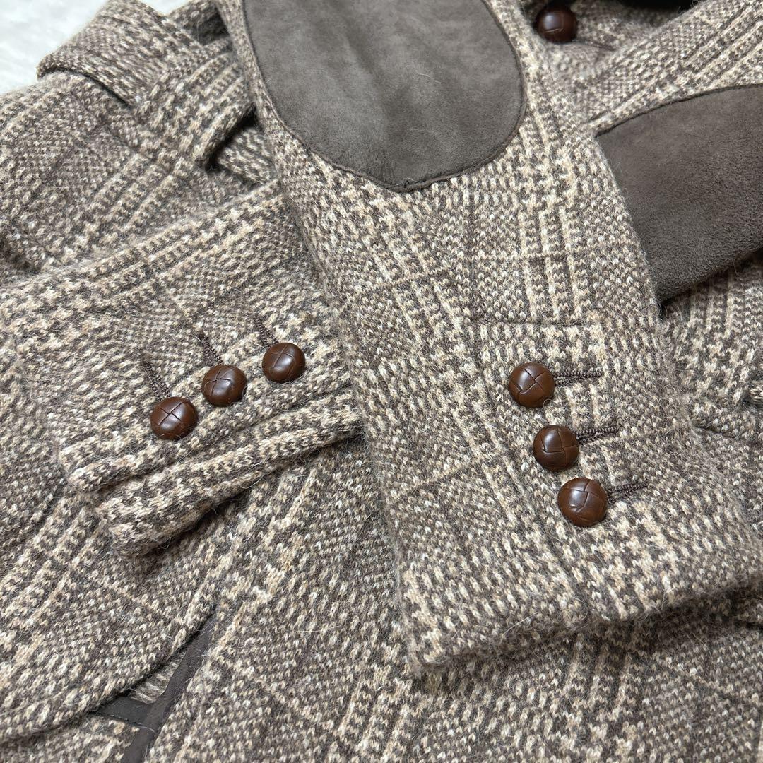 ドゥーズィエムクラス テーラードジャケット ベルトエルボーパッチ