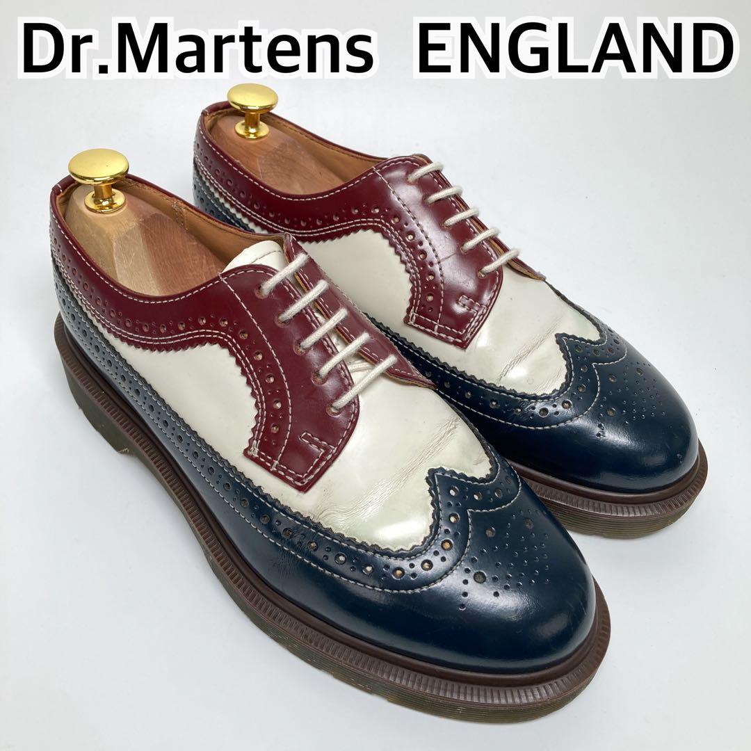 英国製 ドクターマーチン ウイングチップ5ホールシューズ イングランド