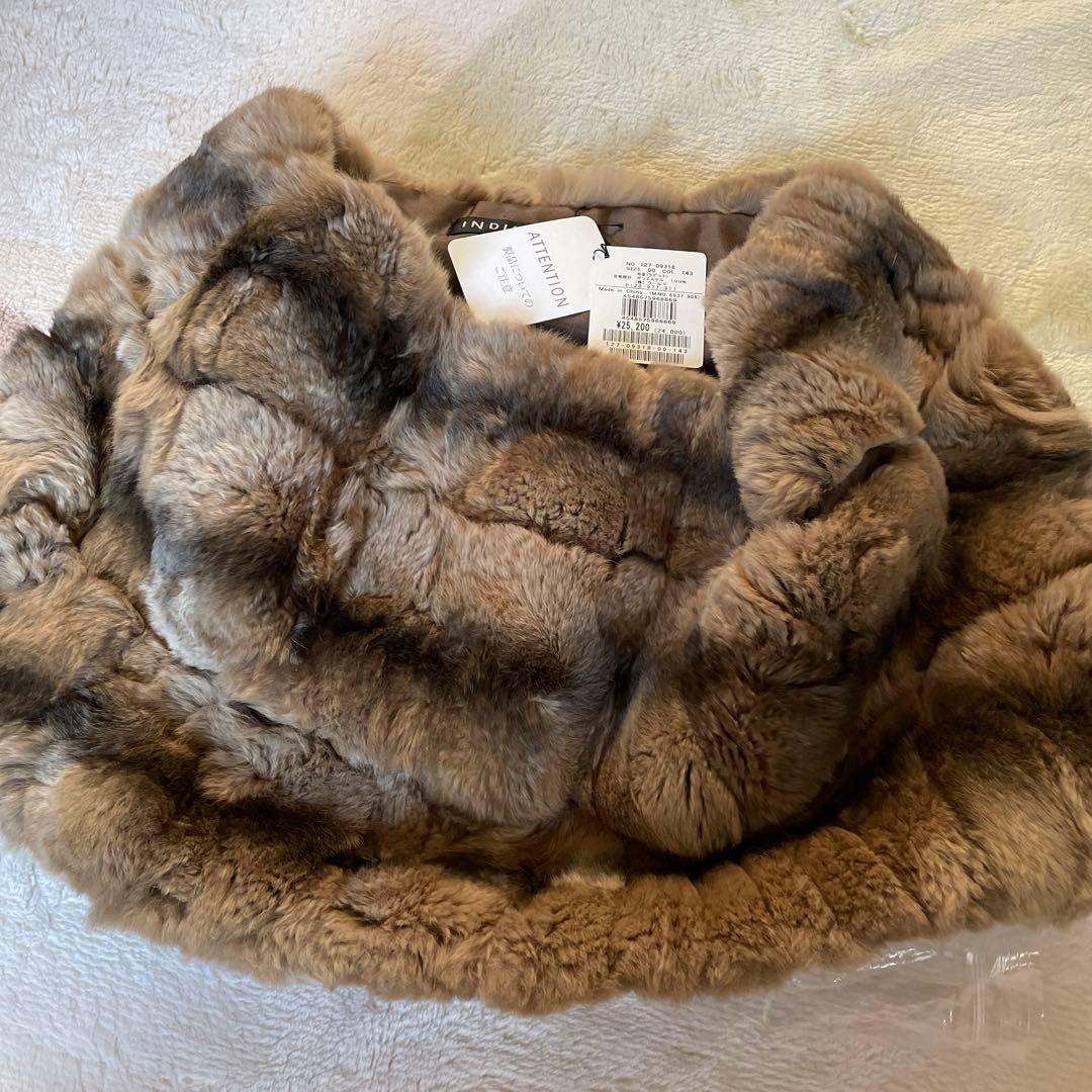 INDIVI ラビットファー　スヌード　ブラウン　タグ付き 楽天市場】ラビットファー スヌードの通販