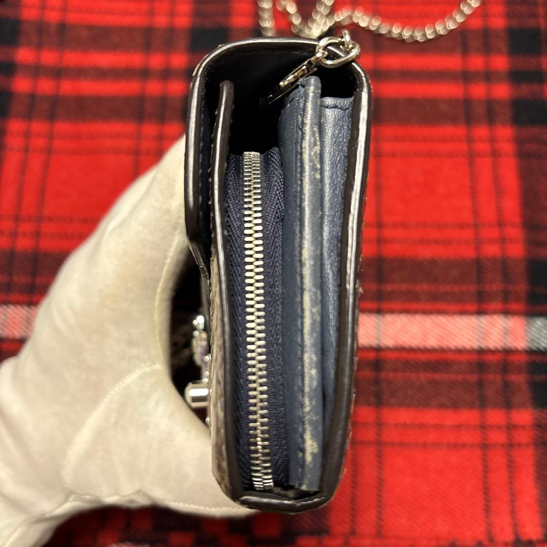 □ 龍庵弧月 様専用GUCCI グッチ パイソン チェーンウォレット