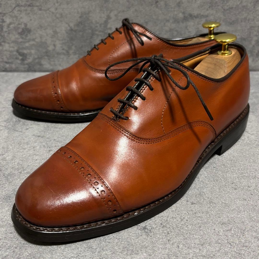 極美品　アレンエドモンズ　ドレスシューズ Byron ブラウン　本革　2042 2026年最新】Yahoo!オークション -allen edmonds byronの中古品・新品