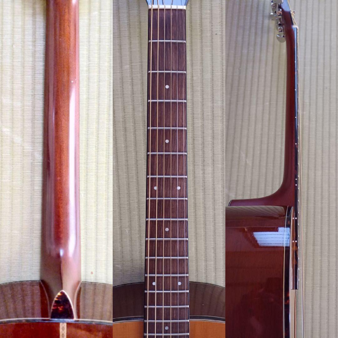 送料込 モ リス MW650P トップ単板 生ギタ 整備済新品弦 リペア品