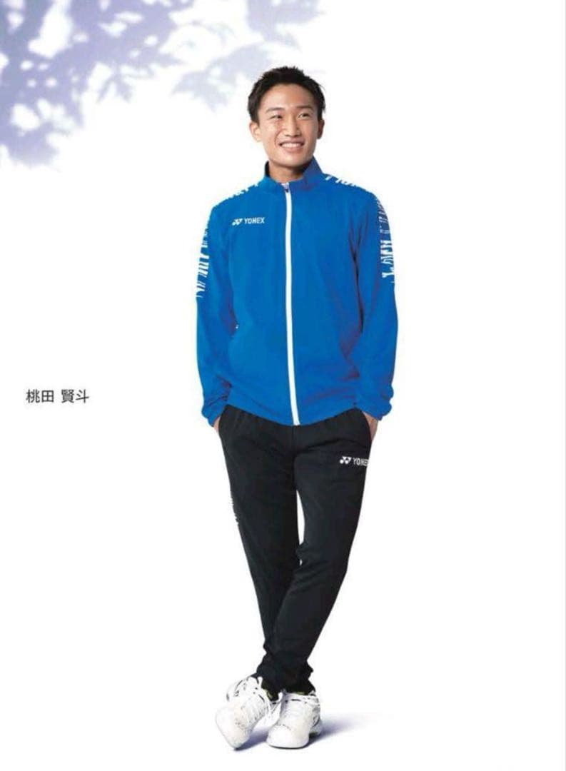 未使用 YONEX ジャージセット 青 黒 YONEX（ヨネックス） ジャージ 上下 メンズ トレーニングウェア 男女