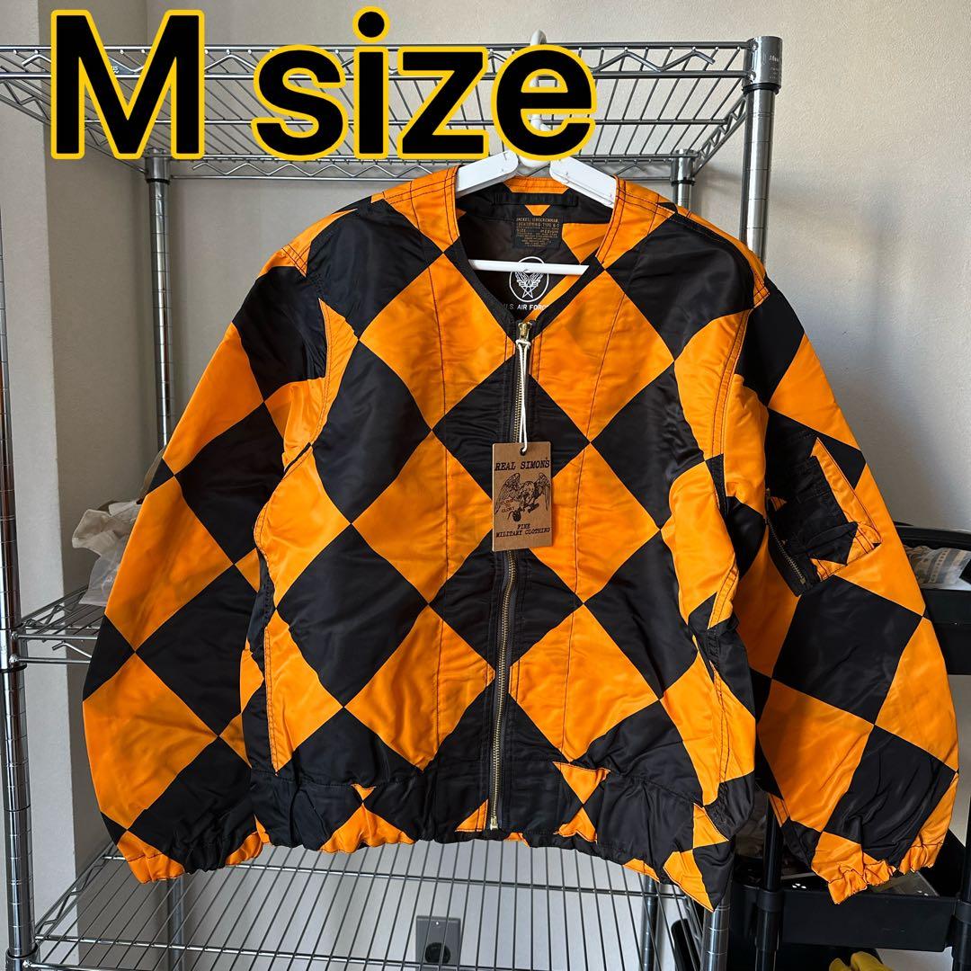 MサイズG-1 ラインクルーマンジャケット オレンジsimons - メルカリ