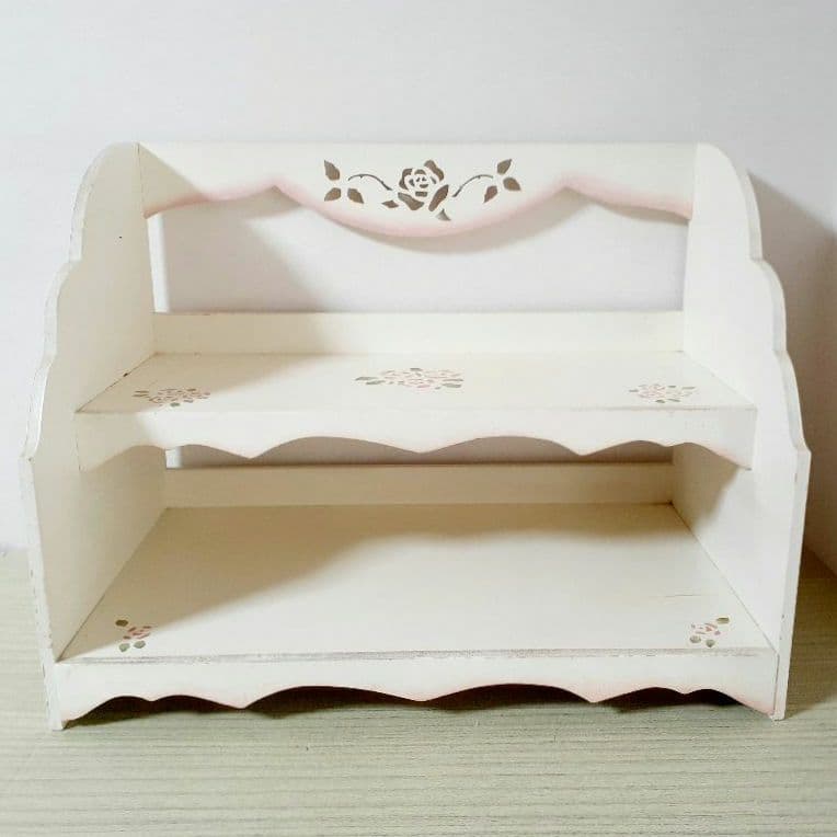 アリスの時間 プリンセスシリーズ 木製 二段ラック ローズ - メルカリ