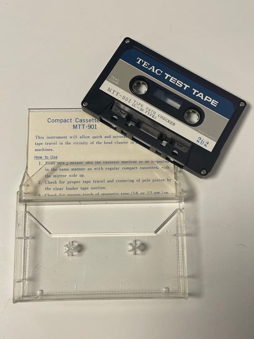 希少！TEAC Test tape 非売品 ティアック テスト カセットテープ