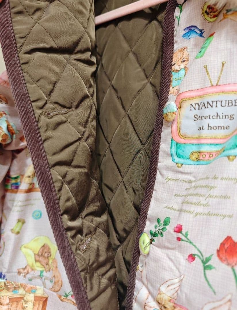 yukiemon 4ニャンズ 4way キルティングロングコート - メルカリ