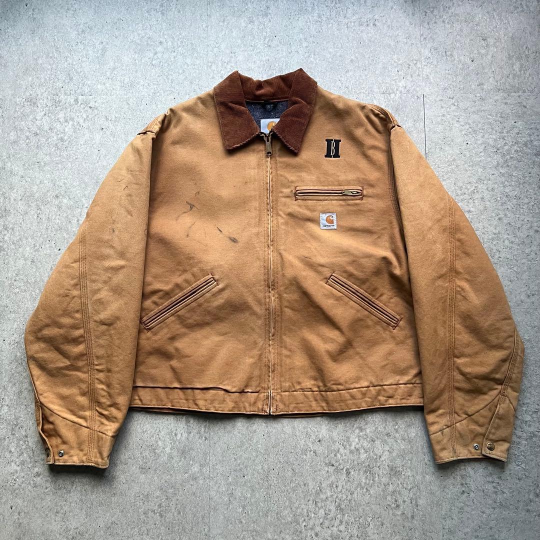 Carhartt カーハート デトロイトジャケット 企業刺繍 USA製 - メルカリ