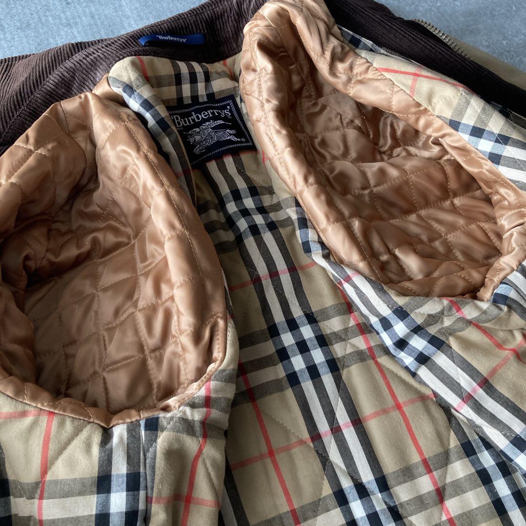 希少】90sバーバリー ハンティングジャケット 襟コーデュロイ - メルカリ