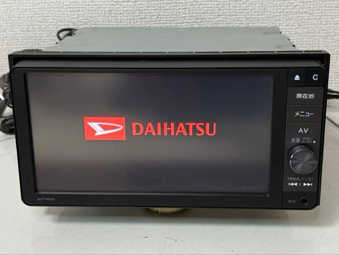 DAIHATSU ダイハツ純正 カーナビ NSZP-W66DE データ2015年 ダイハツ純正(カロッツェリア) 2015年 メモリーナビ NSZP-W66DE DVD