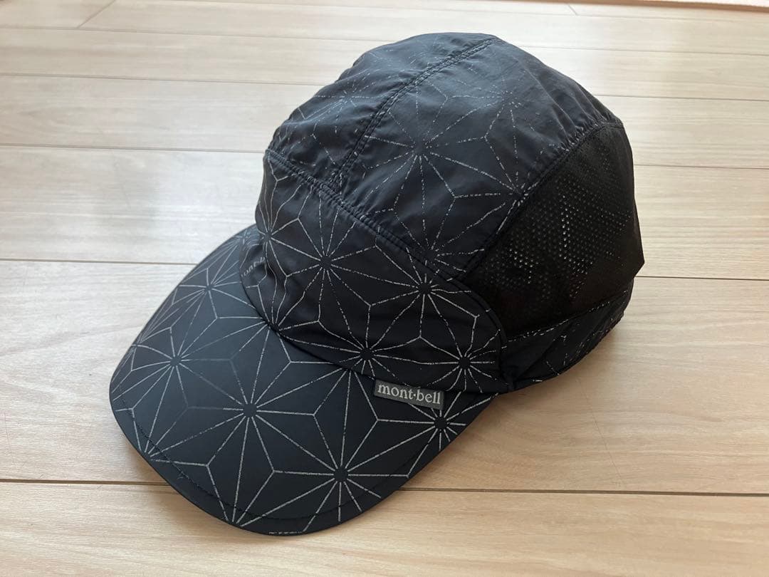 ☆モンベルmont-bell 幾何学模様 リフレックキャップ M/Lサイズ