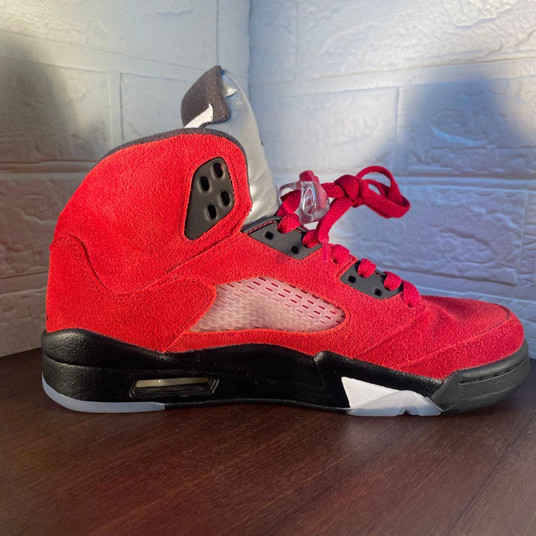 ナイキ エアジョーダン5レトロ/NIKE25cm極美品/訳ありリカラー