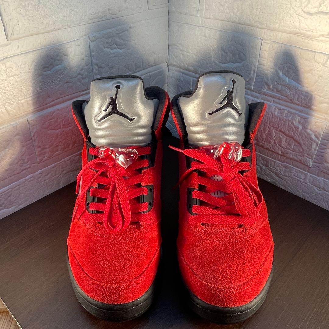 ナイキ エアジョーダン5レトロ/NIKE25cm極美品/訳ありリカラー