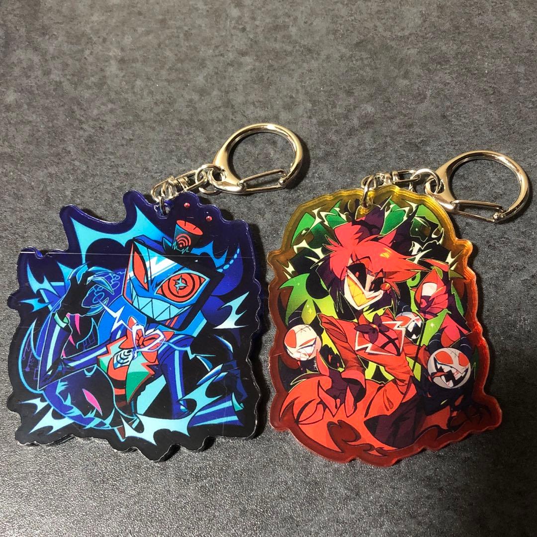 ハズビンホテル/アクリルキーホルダー/ヴォックス、アラスター セット