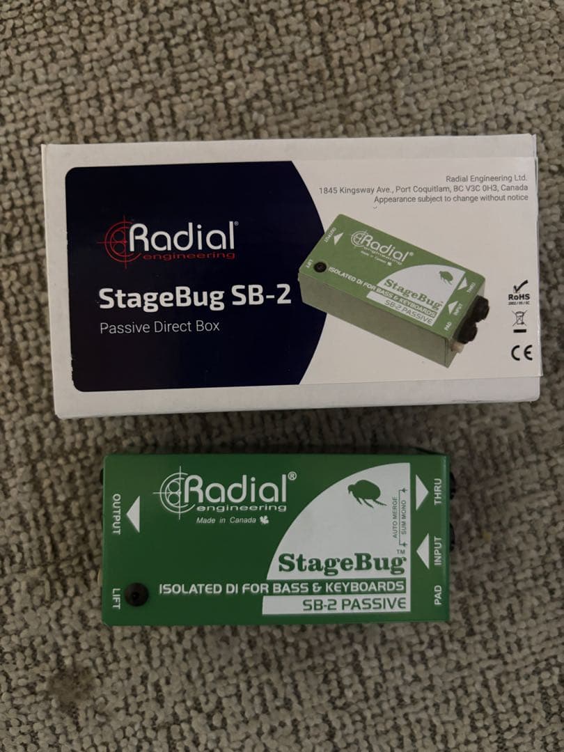 【未使用品】Radial StageBug SB-2 RADIAL ( ラジアル ) SB-2 Passive 送料無料 | サウンドハウス