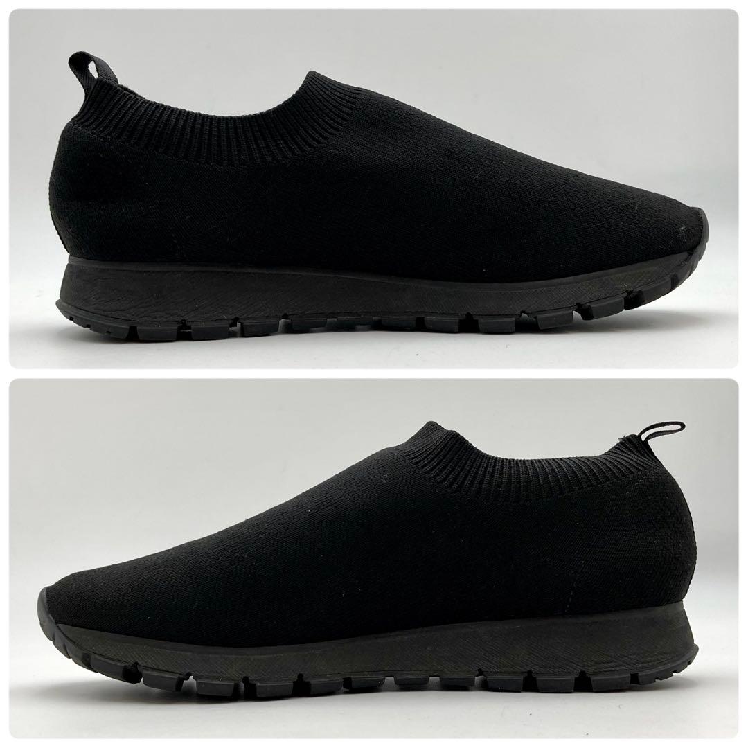 PHS様専用✨PRADA ソックススニーカー スリッポン 黒 サイドロゴ35.5