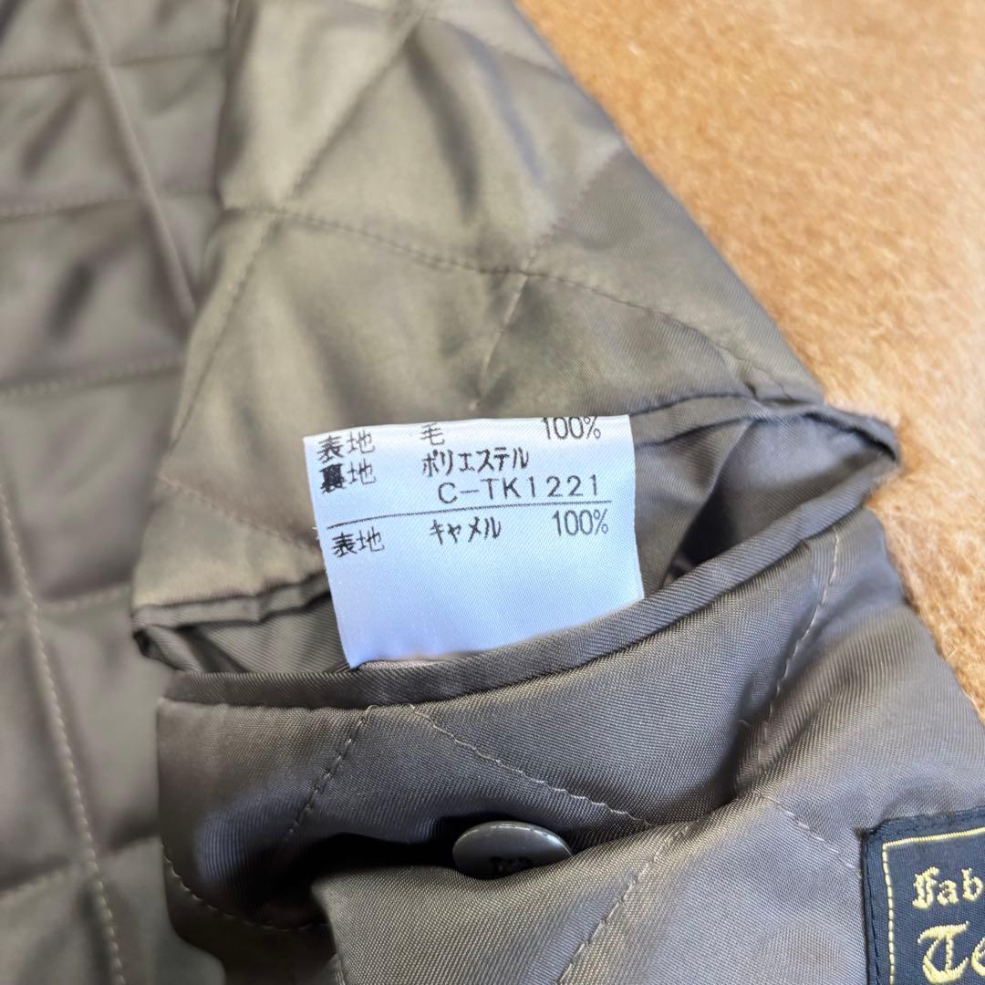 狂四郎様専用 ビンテージ ステンカラーコートキャメル100% イタリア