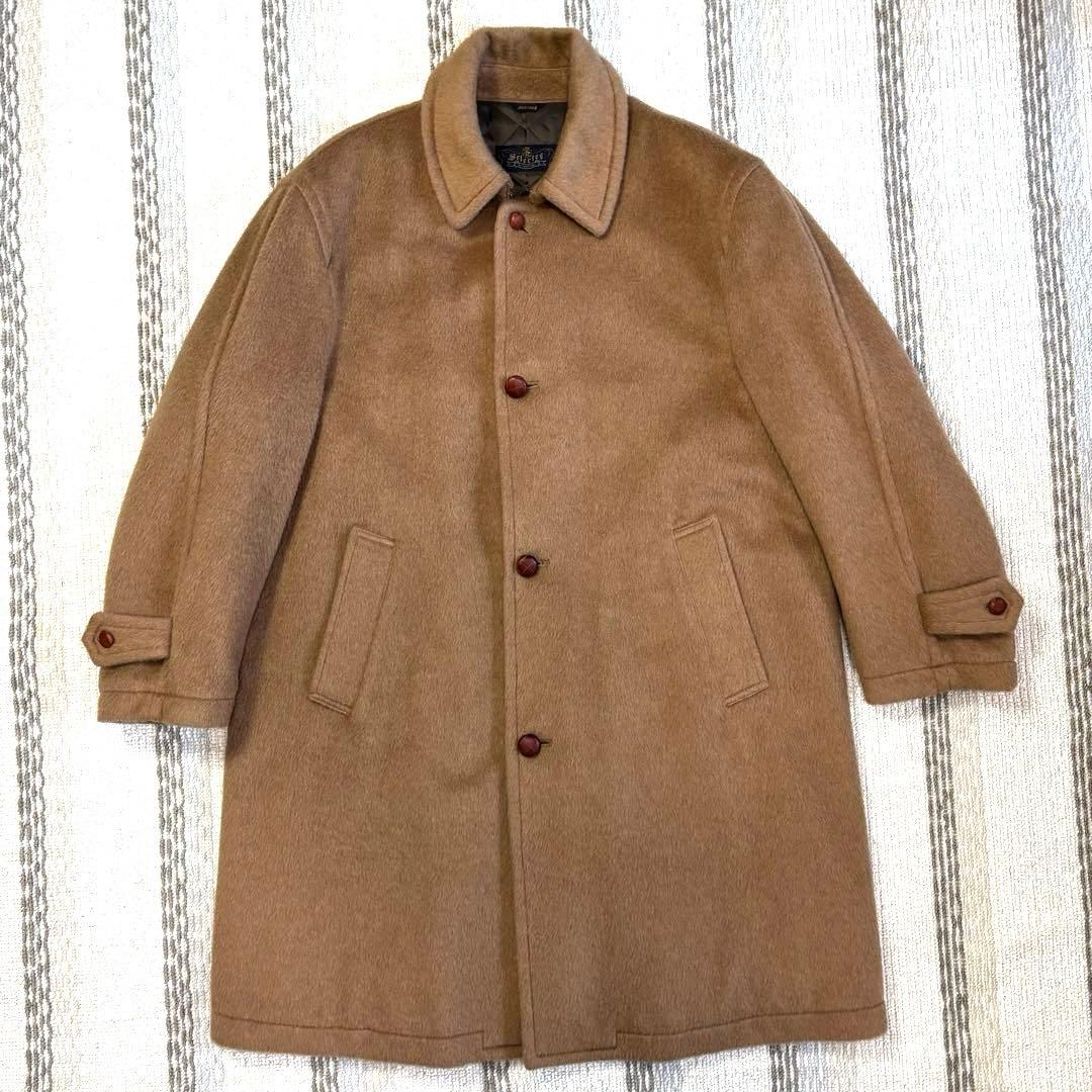 狂四郎様専用 ビンテージ ステンカラーコートキャメル100% イタリア