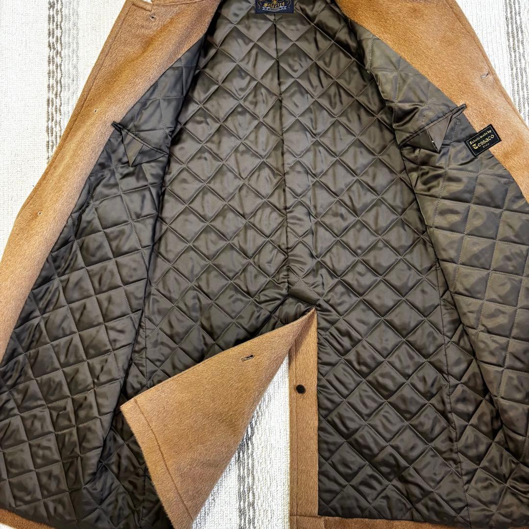 狂四郎様専用 ビンテージ ステンカラーコートキャメル100% イタリア