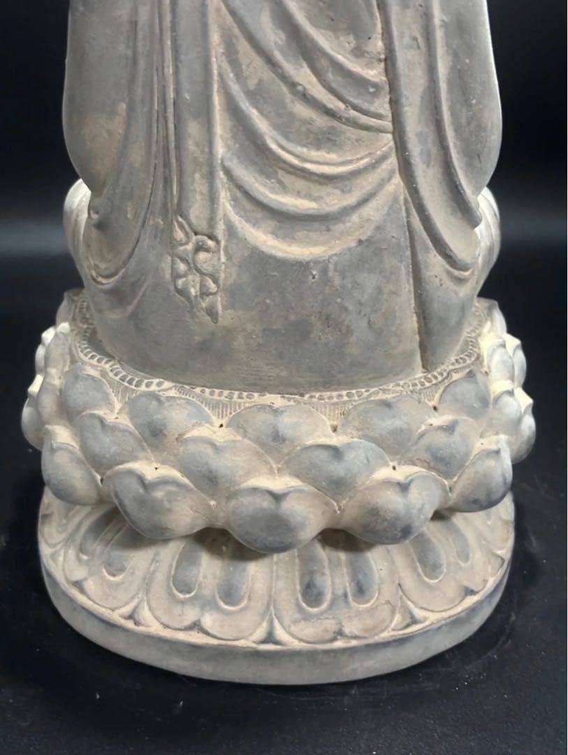 期間セール)仏教 石仏 如来 細工彫刻 縁起物 お釈迦様 釈迦如来 石彫