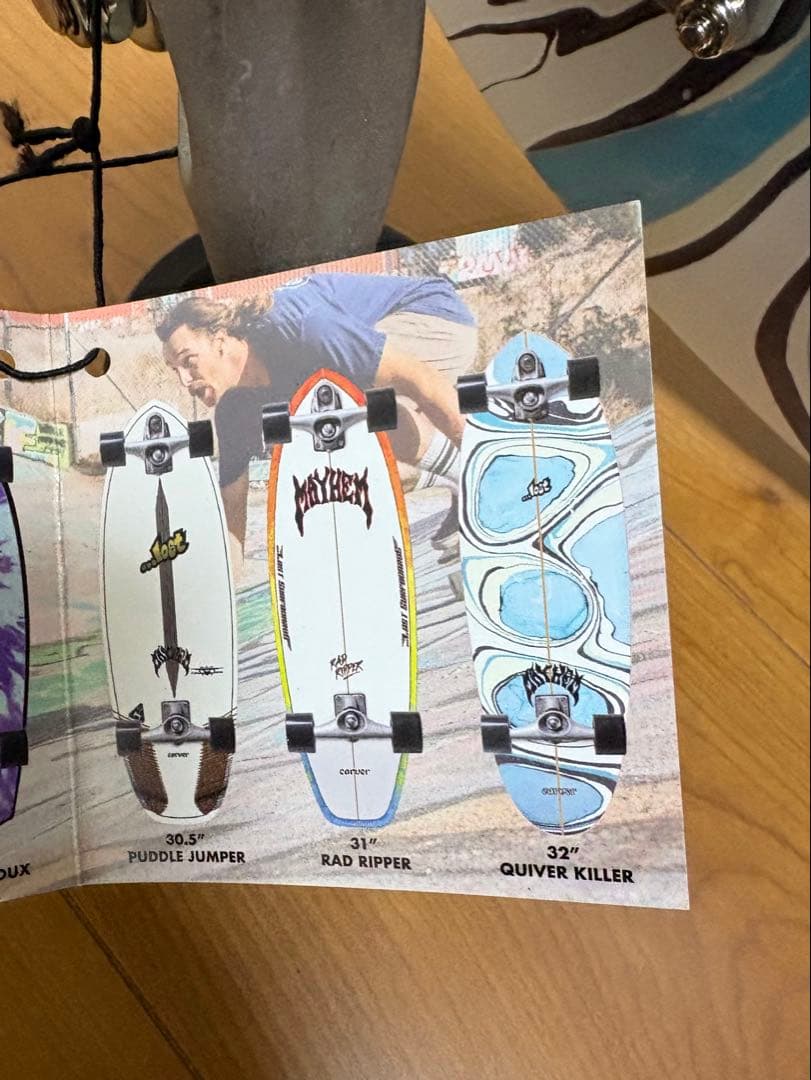 carver スケートボード lostコラボ CX4 サーフスケート - メルカリ