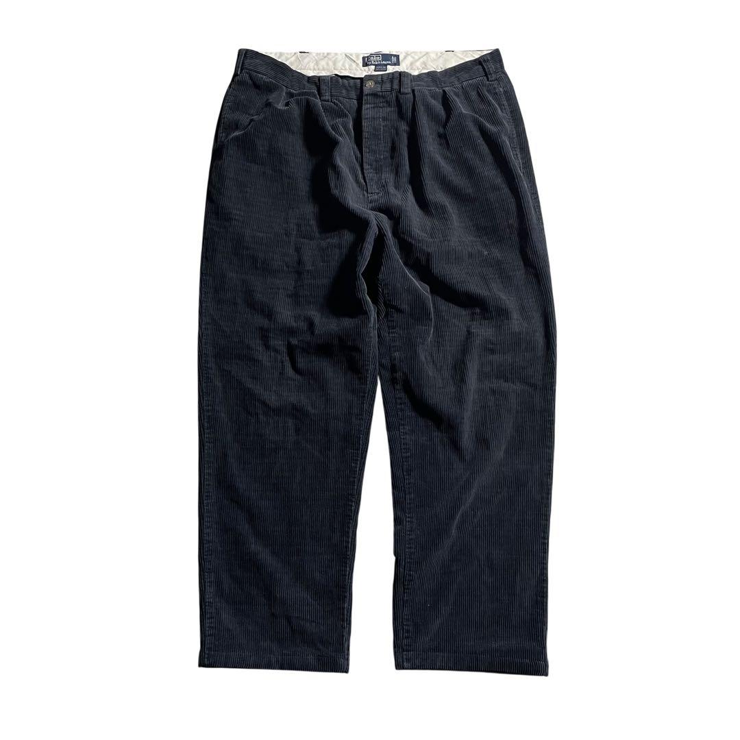 90s RalphLauren 太畝コーデュロイパンツ ヴィンテージ ポロコーズ