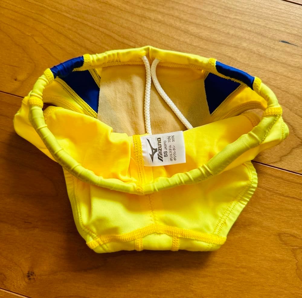 映画DIVE!】池松壮亮モデル マイティライン イエロー×ブルー SS 競パン