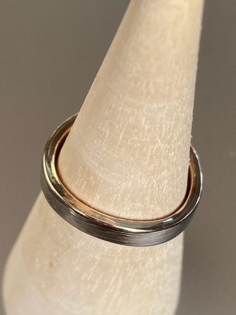 は*認様 【杢目金屋 】K18/SVマリッジリング 結婚指輪 伝統工芸手法