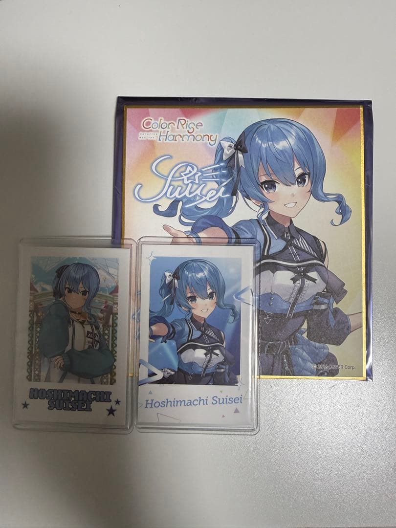ホロライブ expo 2025 星街すいせい チェキ 色紙 3点セット - メルカリ