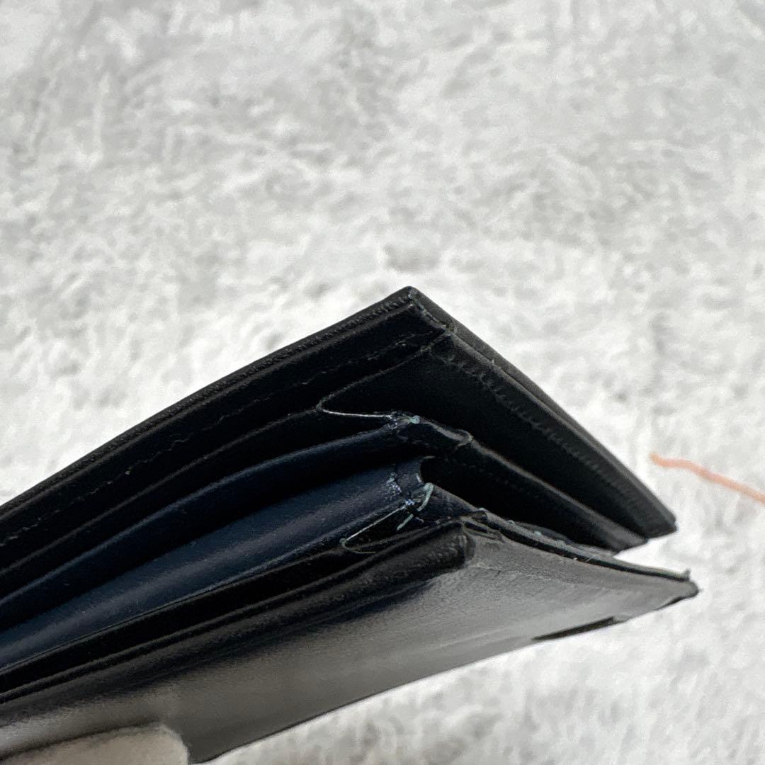 ポーター プリュム 二つ折り財布 ロゴプレート ネイビー レザー - メルカリ