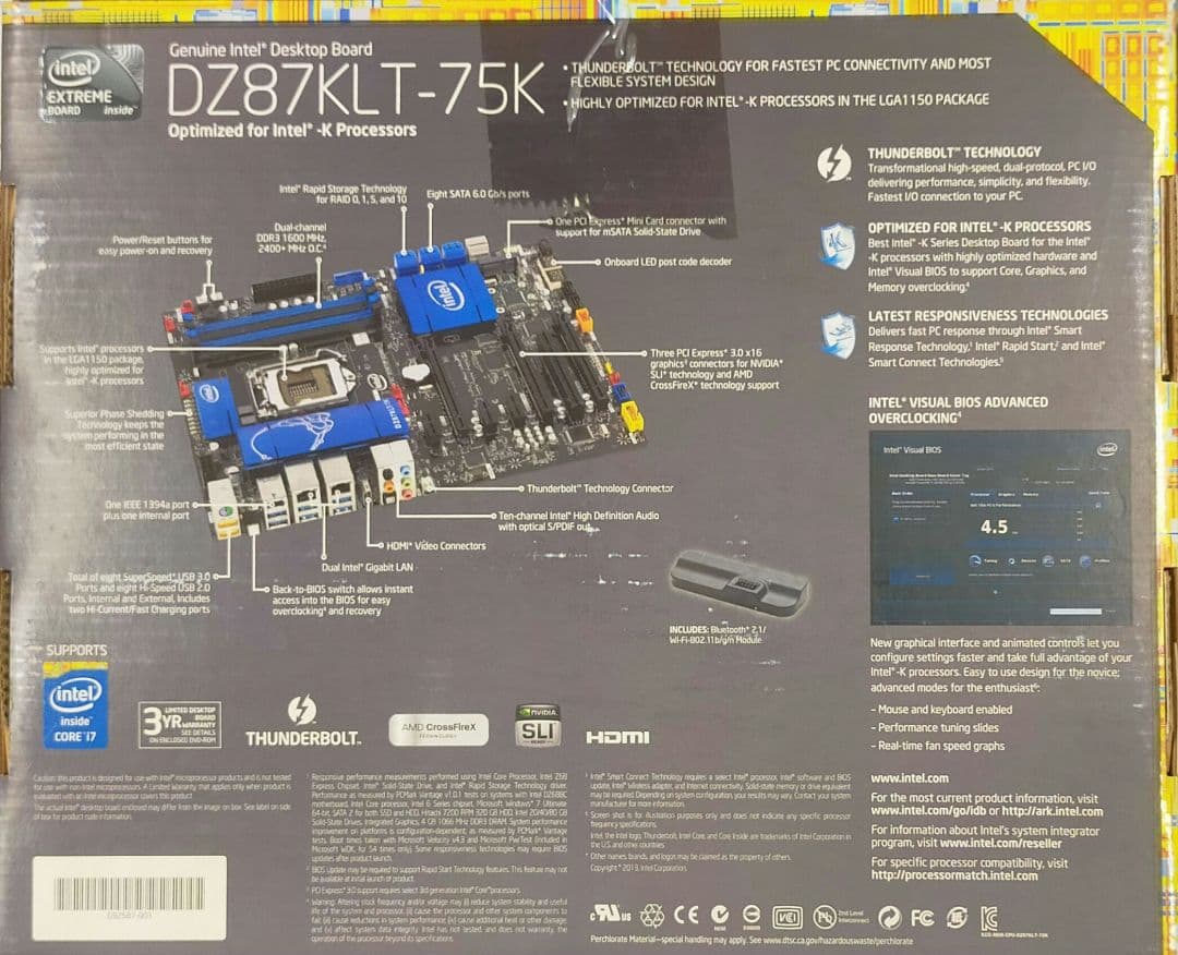 未使用品 Intel D2847P75 M/B ＋ ASUS XONAR DG - メルカリ
