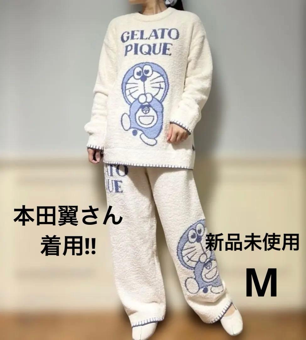 本田翼着用‼️ ジェラピケ ドラえもん ヘビモコジャガード上下セット M