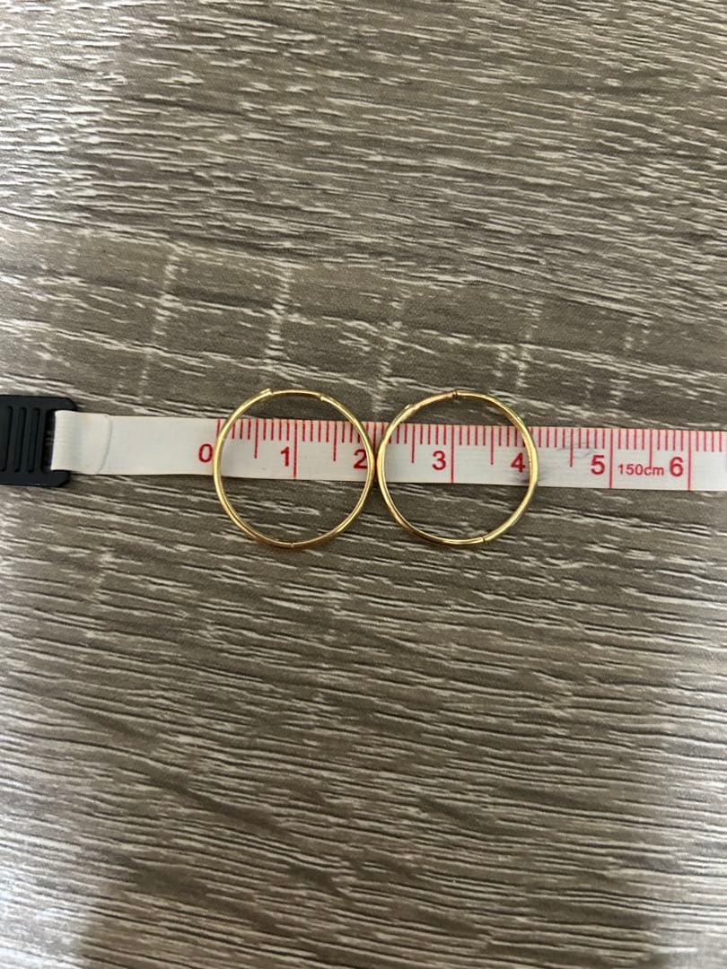 AVALANCHE 10k YG フープピアス 20mm 2個セット 10K イエローゴールド ピアス 20mm - AVALANCHE OFFICIAL STORE