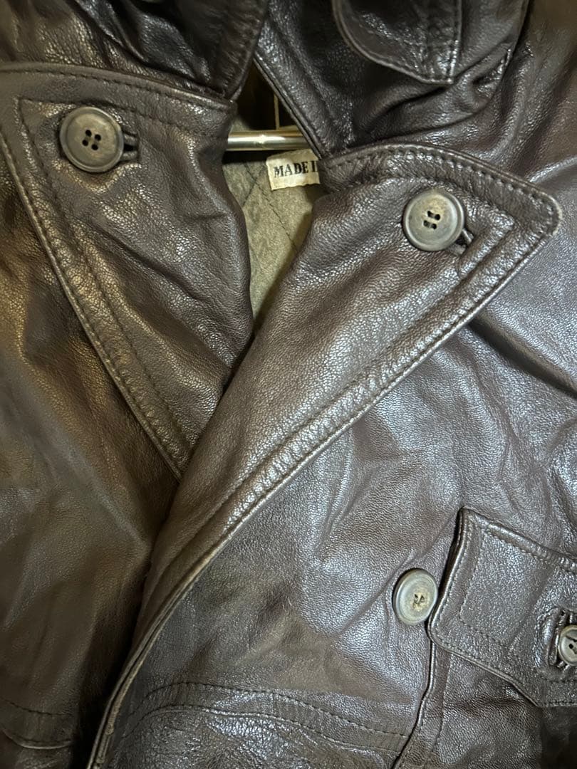 ITALY VINTAGE “SICONS” Brown Leather