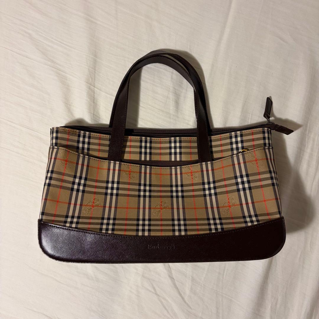 バーバリー ノバチェック ボストンバッグ - メルカリ