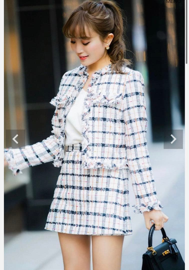 シェリエ 3rdAnniversaryツイードジャケット&キュロットセットアップ