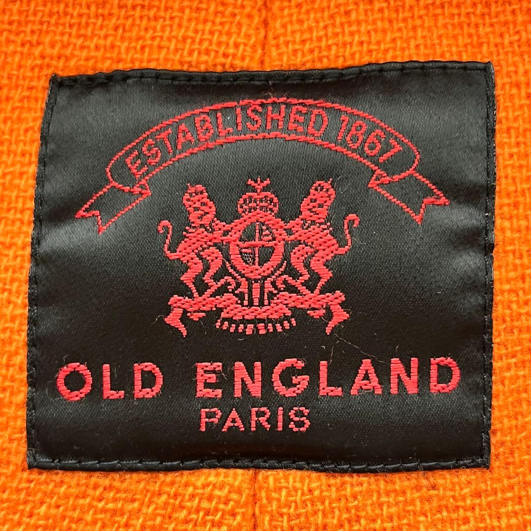 希少色】オールドイングランド ダッフルコート ヘリンボーン オレンジ