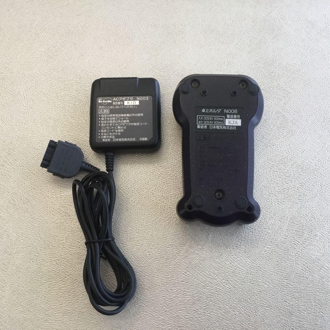 docomo ドコモ 純正 ACアダプタ N003と卓上ホルダ N008 - メルカリ