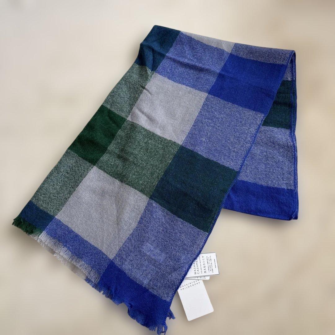 マッキントッシュフィロソフィー 大判ストール マフラー カシミヤ100