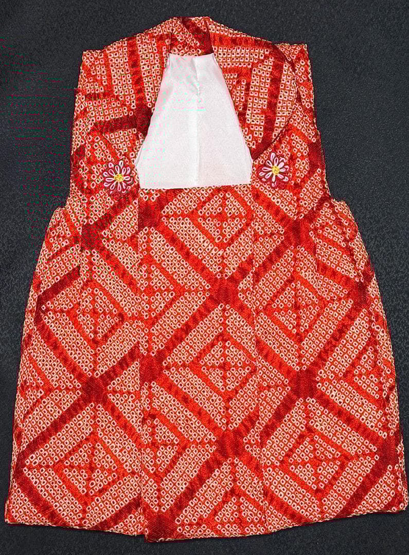 新品 ひな祭り 七五三 3歳用 女児 絞り 被布コート 正絹 - メルカリ