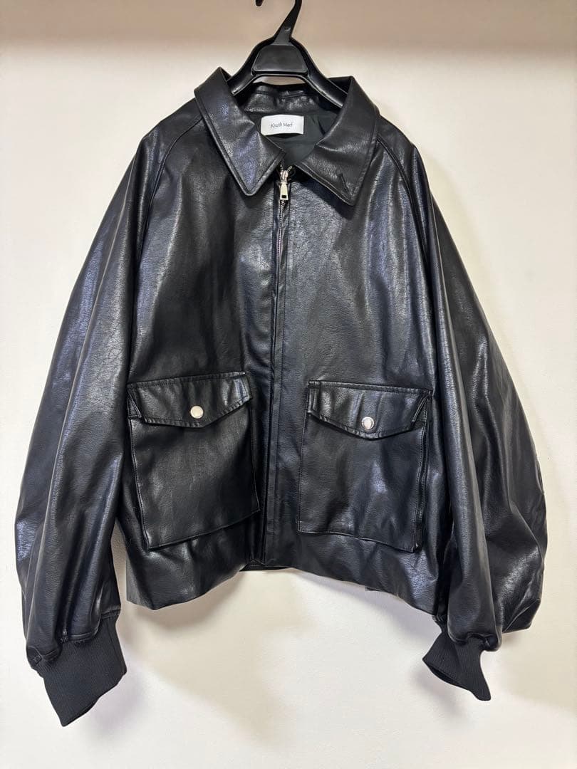 1度着用】✴︎Knuth Marf✴︎ラウンドスリーブフライトジャケット