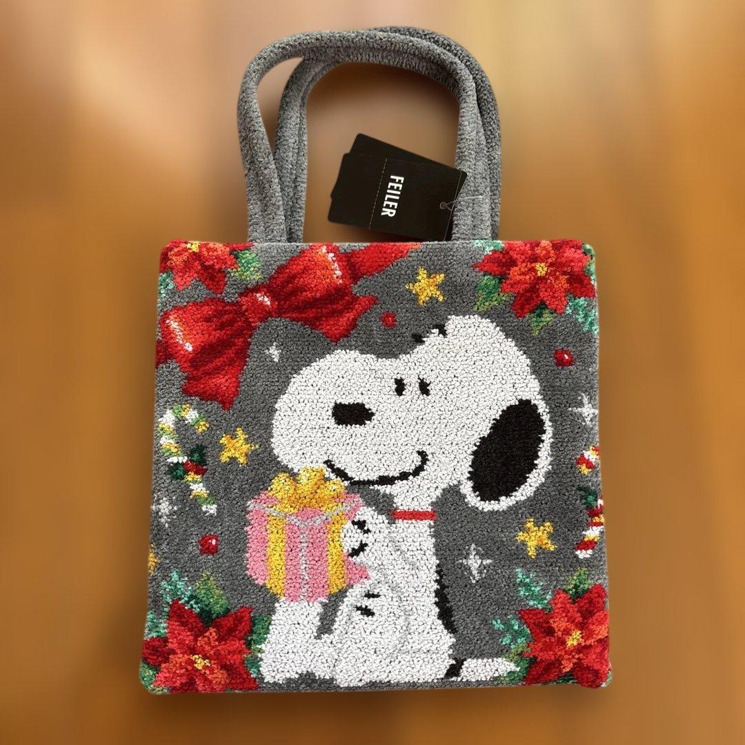 おかいものスヌーピー 限定 feiler トートバッグ フェイラー トート