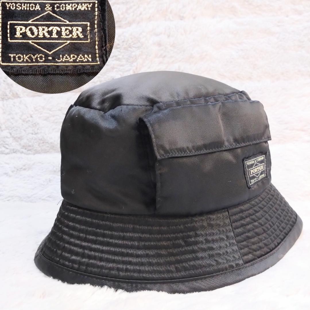 PORTER ポーター バケットハット、吉田カバン、BEAMS、タンカー、黒