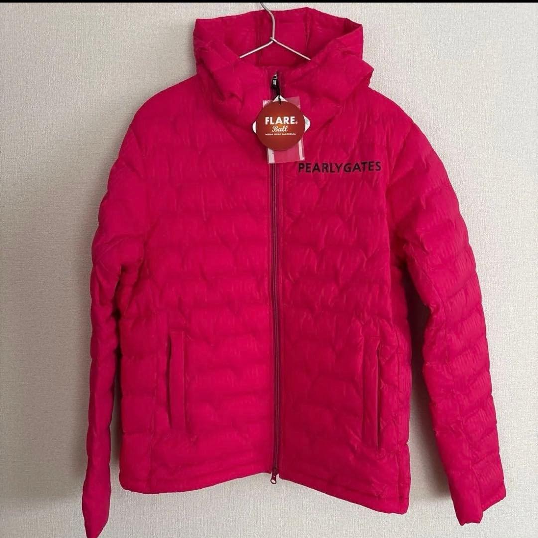 パーリーゲイツ 中綿 ジャケット ブルゾン ジャンバー ピンク☆5