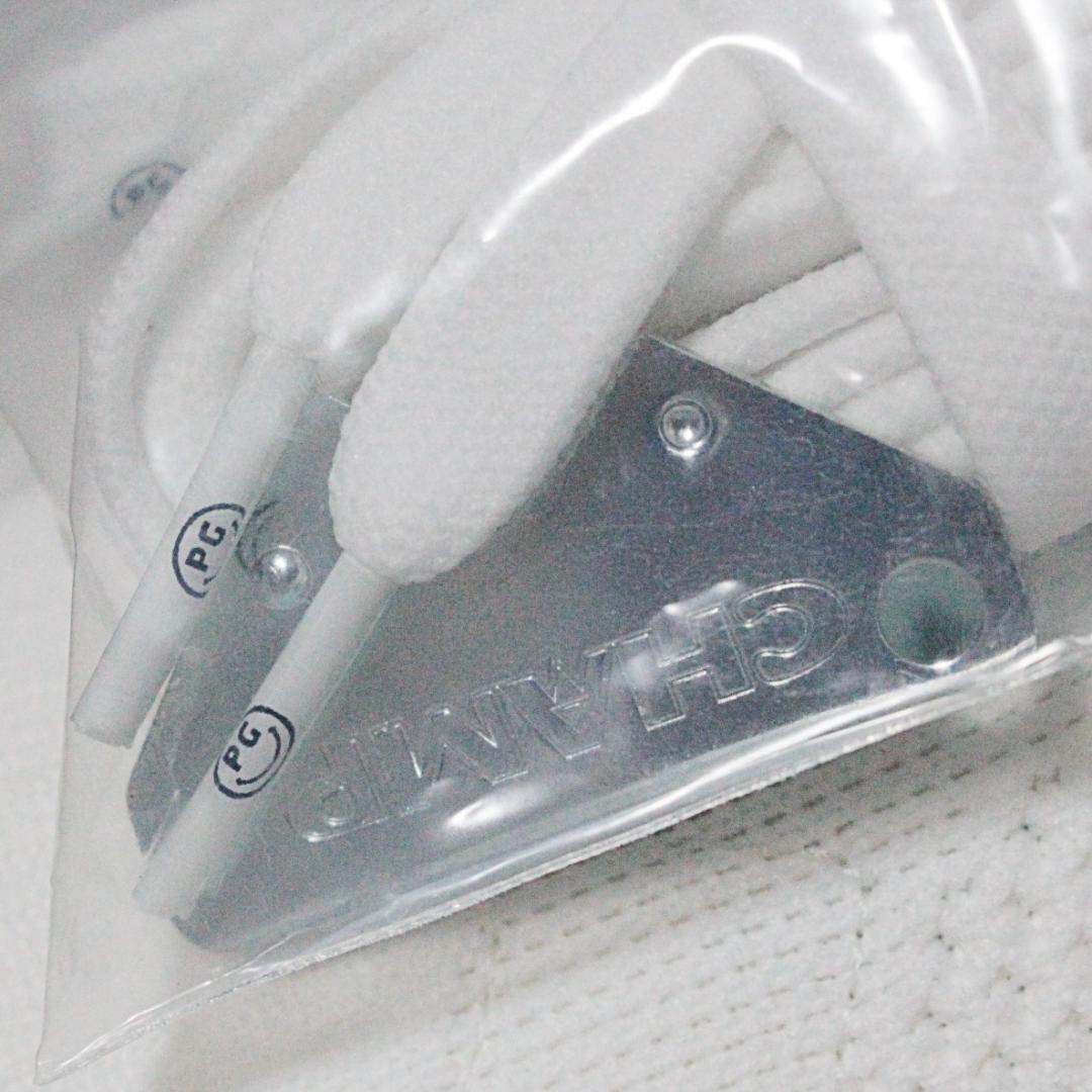 新品箱付 パーリーゲイツ スマイルニット ローカットシューズ 23.5cm 白