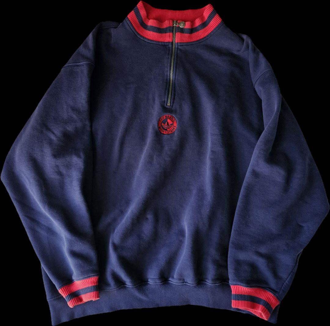 専用　80s 90s adidas スウェット　ハーフジップ　ヴィンテージ 中古・古着通販】adidas (アディダス) 80s～90s ハーフジップ