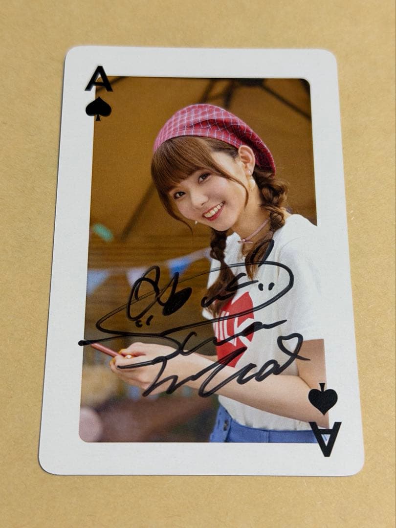諏訪ななか Fine Days リリイベ トランプ 直筆サイン入り ♠️A - メルカリ