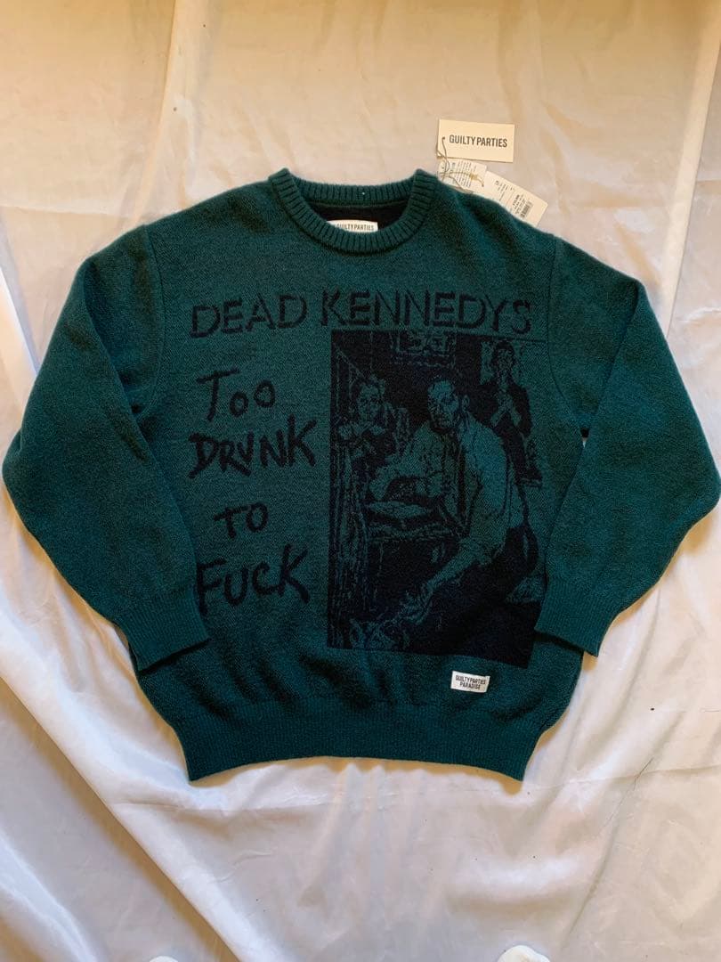 新品 希少 WACKO MARIA /DEAD KENNEDYS モヘアニット - メルカリ