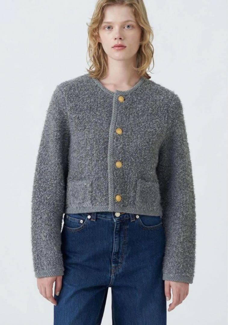 【大幅お値下げ中】MACPHEE ムートン クルーネックカーディガン 楽天市場】MACPHEE(マカフィー) ムートン クルーネックカーディガン(12